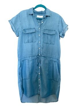Large Thread & Supply Denim Chambray Shirt Dress